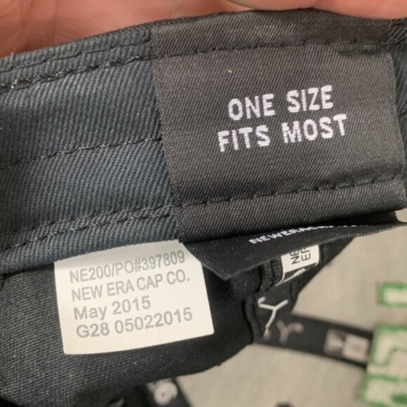 LFM Lehman Feed Mill Baseball Hat Mens OSFM Black Strapback Cap New Era 9Forty - Picture 14 of 14